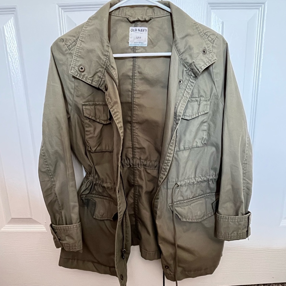 Olive utility jacket - old navy